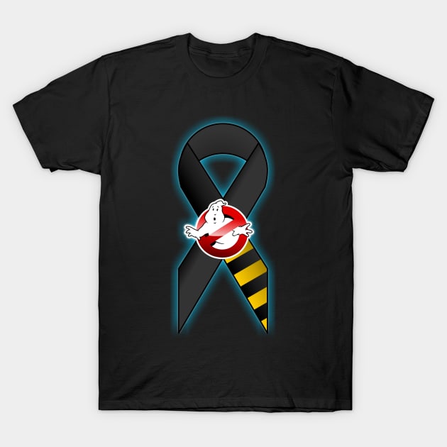 GB1 RIP Ribbon v2 (glow) face T-Shirt by BtnkDRMS